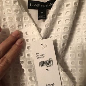 Lane Bryant white dress